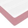 vidaXL Bedframe met matras Roze 120 x 200 cm Stof