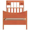 vidaXL Bedframe zonder matras massief grenenhout wasbruin 75x190 cm