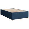 vidaXL Boxspring met matras stof blauw 120x190 cm
