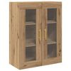 vidaXL Hoge kast met lade 2 pcs Artisan Eiken Bewerkt hout