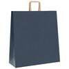 vidaXL Papieren zakken 250 st met hengsels 45x17x48 cm blauw