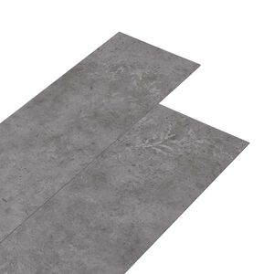 vidaXL Zelfklevende PVC Vloerplanken Betongrijs 30,5 x 61 cm 28 st PVC