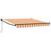 vidaXL Markies Geel en Oranje 350 x 250 x 165 cm Polyester