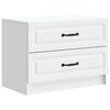 vidaXL Nachtkastje met lade Wit 62 x 34,5 x 44,5 cm Bewerkt hout