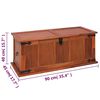 vidaXL Opbergkist 90x45x40 cm massief acaciahout