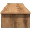 vidaXL Monitorstandaard 100x27x15 cm bewerkt hout artisanaal eiken