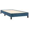 vidaXL Bedframe zonder matras 90x200 cm fluweel donkerblauw
