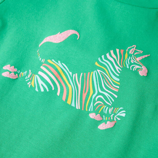 Kindershirt 128 groen