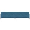 vidaXL Bedframe met matras Donkerblauw 120 x 200 cm Stof