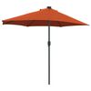 vidaXL Tuinparasol Terracotta 294 x 150 x 224 cm Polyester en staal