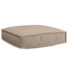 vidaXL Kussen Oxford Stof Taupe 60 x 60 x 12 cm