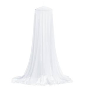 vidaXL Klamboe voor bed 220 gaas 56x56x220 cm wit