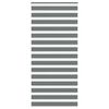 vidaXL Zebra rolgordijn 110x230 cm stofbreedte 105,9 cm donkergrijs