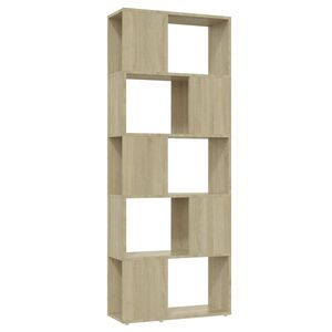 vidaXL Boekenkast/kamerscherm 60x24x155 cm sonoma eikenkleurig