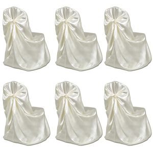 Bruiloft Stoelhoes Cr&egrave;me (6 stuks)