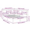 vidaXL Bed met boekenkast zonder matras massief grenenhout 120x200 cm