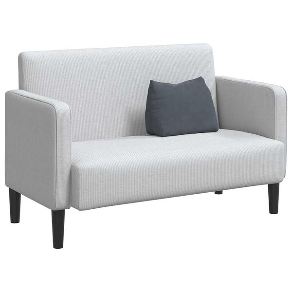 vidaXL Rugkussen Donkergrijs 45 x 20 x 35 cm Cordstof