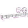 vidaXL Hondenkennel 9 m&sup2; staal zwart