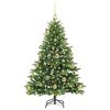 vidaXL Kunstkerstboom met 150 LED met standaard Groen 120 cm PE en PVC