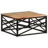 vidaXL Salontafel 68x68x35 cm massief acaciahout