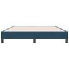 vidaXL Boxspring zonder matras fluweel donkerblauw 160x220 cm