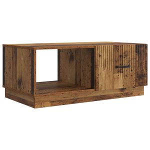 vidaXL Salontafel Oud hout 90 x 50 x 37 cm Bewerkt hout