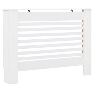 vidaXL Radiatorombouw 112x19x81,5 cm MDF wit