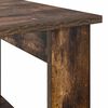 vidaXL Salontafel Gerookt eiken 72 x 50 x 50 cm Bewerkt hout
