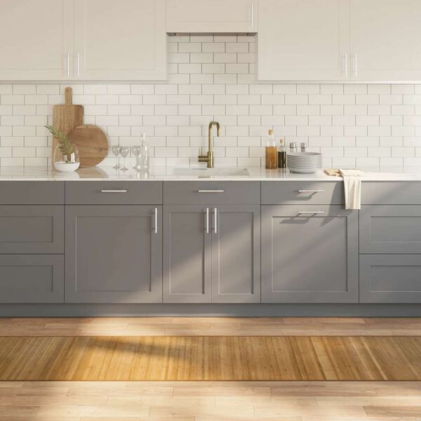 vidaXL Vloerkleed rechthoekig 60x300 cm bamboe naturel