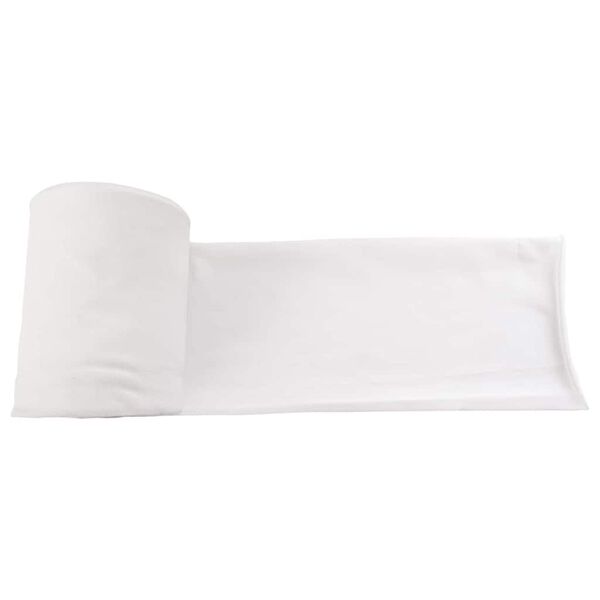 vidaXL Afvoerpijp Wit 16 x 5000 cm Stof