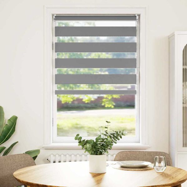 vidaXL Duo Rolgordijn 50x100cm Grijs