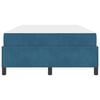 vidaXL Bedframe met matras Donkerblauw 120 x 200 cm Stof