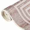 vidaXL Vloerkleed wasbaar anti-slip 160x230 cm beige