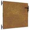 vidaXL Poort 85x100 cm cortenstaal