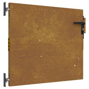 vidaXL Poort 85x100 cm cortenstaal