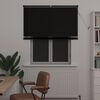 vidaXL Venetiaanse Blind Verstelbaar Zwart 150 x 120 cm PVC