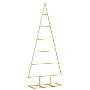 vidaXL Metalen kerstboom Goud 90 cm Poedergecoat staal