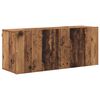 vidaXL TV-wandmeubel Wandgemonteerd 5 pcs Oud Hout Bewerkt hout