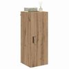 vidaXL Wandkast Artisan Eiken 34,5 x 34 x 90 cm Bewerkt hout