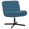 vidaXL Draaibare Relaxstoel Blauw 63 x 75 x 76 cm Fluweel
