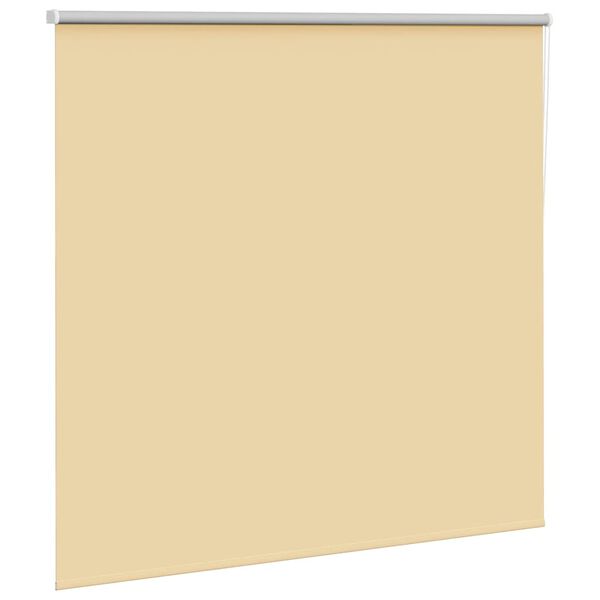 vidaXL Rolgordijn verduisterend 155x175 cm stofbreedte 151,6 cm beige