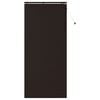 vidaXL Jaloezie Donkerbruin 120 x 250 cm 35 mm Massief Paulowniahout