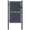 vidaXL Tuinpoort staal 100x150 cm antraciet