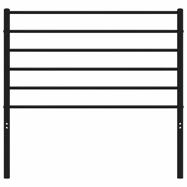 vidaXL Hoofdbord metaal zwart 107 cm