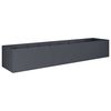 vidaXL Plantenbak Antraciet 360 x 80 x 60 cm Koudgewalst staal