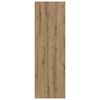 vidaXL Badkamer Kast Artisan Eiken 79,5 x 49 x 156 cm Bewerkt hout