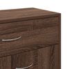 vidaXL Dressoir 60x30x75 cm bewerkt hout bruin eikenkleur