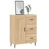 vidaXL Dressoir 69,5x34x90 cm bewerkt hout sonoma eikenkleurig