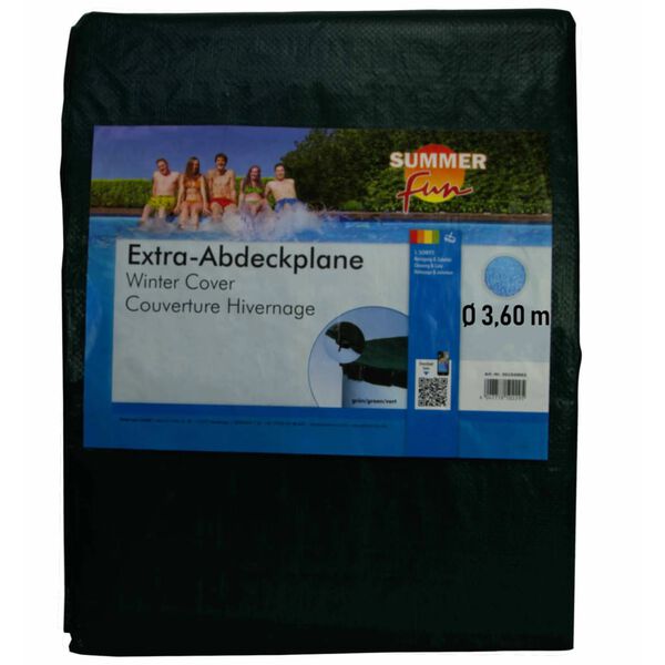 Summer Fun Winterzwembadhoes rond 360 cm PVC groen