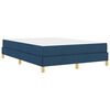 vidaXL Boxspringbed met matras Blauw 140 x 200 cm Stof
